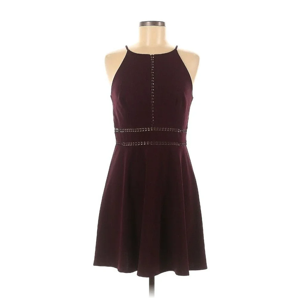 Fortune + Ivy Stitch Fix‎ Womens Size 6 Croft Open Crochet Scuba Crepe Dress